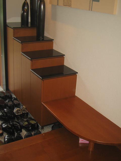 ベンチ付下駄箱,玄関収納