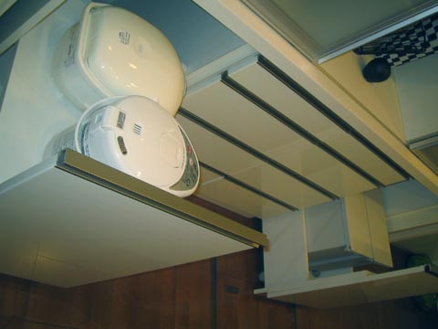 キッチン収納（家電収納部分）